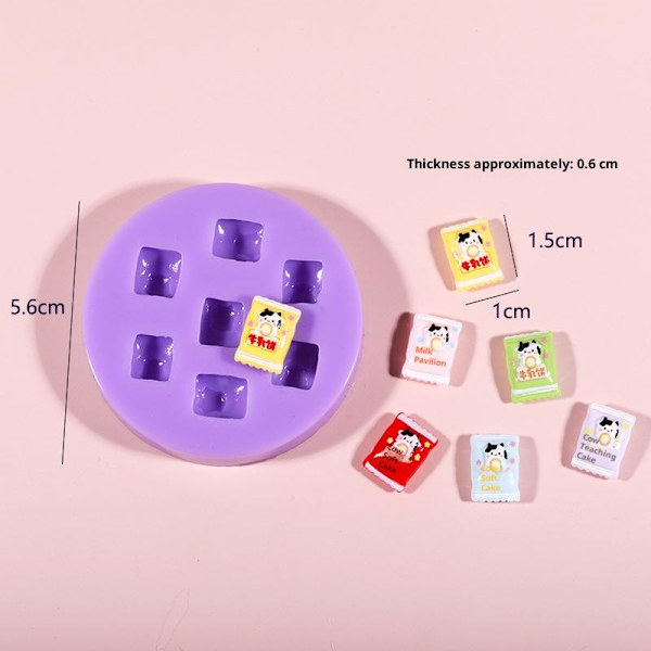 Mini silikoneform Hamburger Ost Brød Risformet DI A2