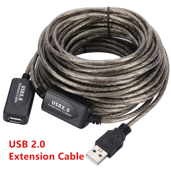 USB 2.0 jatkokaapeli 5M/10M/15M USB 2.0 jatke USB -toisto 15M