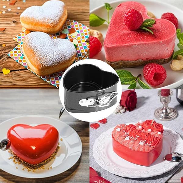 Non-Stick Rund Springformpanne Med Avtakbar Bunn For Baking A