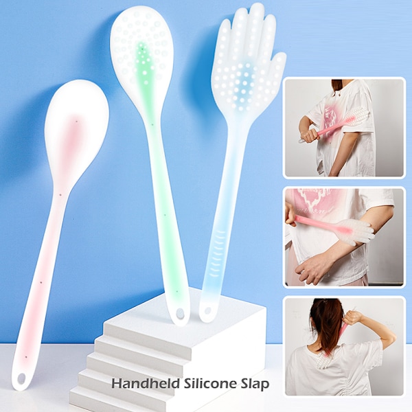 Handheld Silicone Slap Board Meridian Health Shot Back Body Mas 40CM