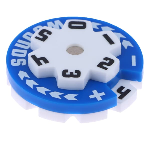 Tæller 32MM Rund Sundhedsskade Sår Tracker Akryl 0-59 Li
