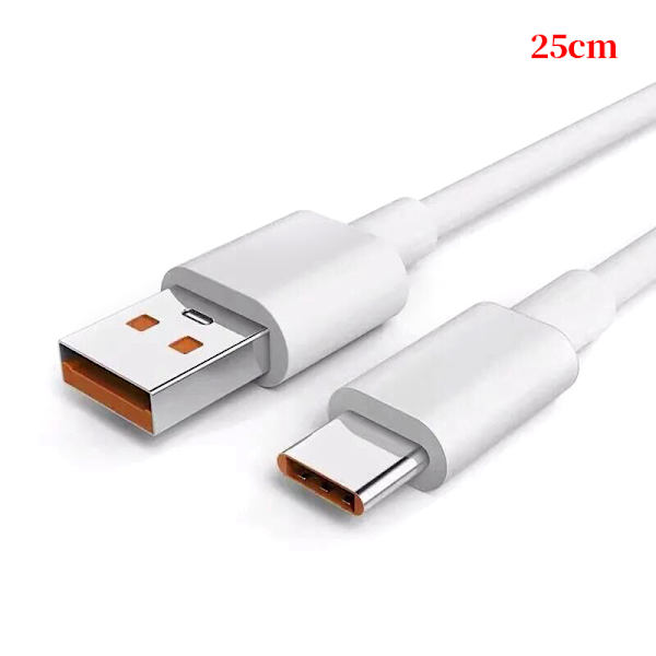 7A 100W Typ C USB kabel Supersnabb laddningskabel 25cm