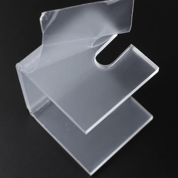 Håndventilator Display Stand Beslag Klar Akrylholder Sammenfoldelig Fa Transparent 2
