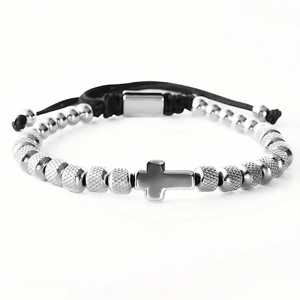 Charm Armbånd Rustfrit Stål Perlearmbånd Håndlavede Smykker A4