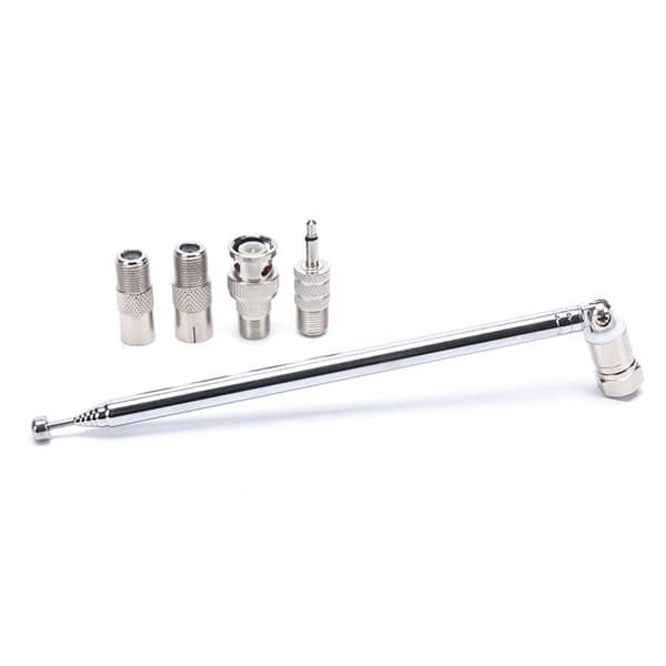 5 stk Antenne 75 Ohm Teleskopisk Radioantenne F Type Hanstik