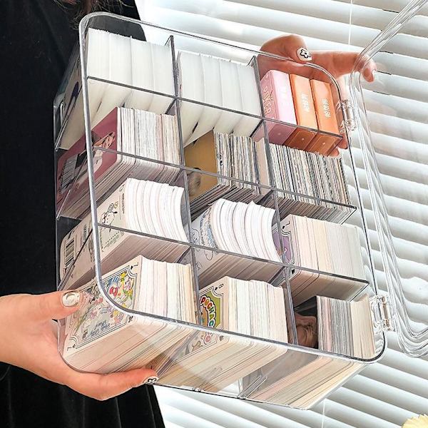 Card Kpop Photocard Säilytyslaatikko Valokuvakorttien organizer A2