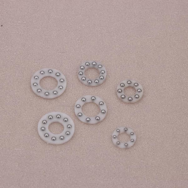 10 st stålkullager med plaststöd för fällbara knivar 11.8x5.2x1.588mm