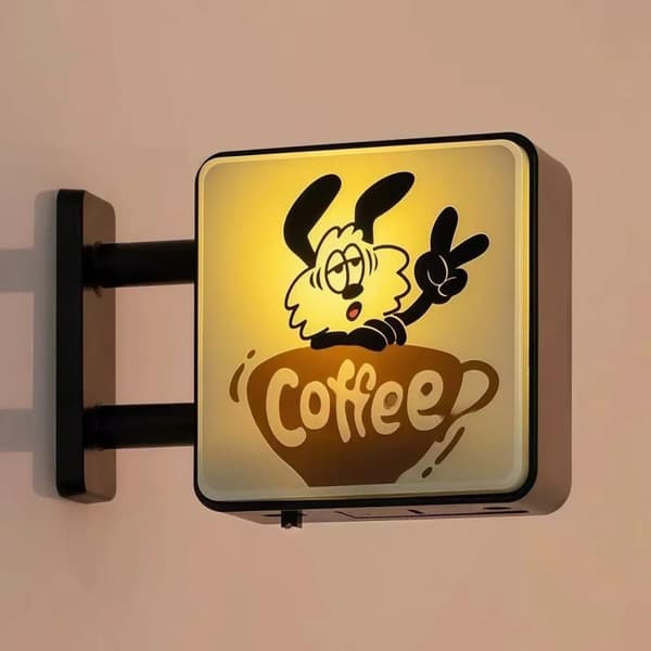 Mini lysboks kjøleskapsmagnet kaffe turisme suvenir magnetisk lys A3