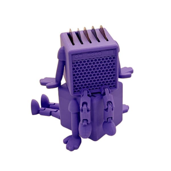 Gitarrplektrumhållare/3D-printad bärbar förstärkare med stor kapacitet A2