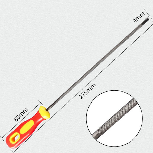 Pyöreä korkeahiiliterästeroitin moottorisahan ketjuviila Shar 4.0mm