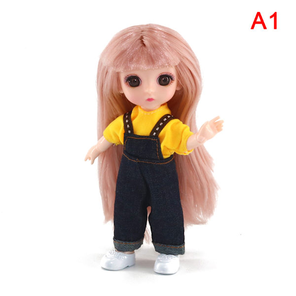 BJD CASUAL Docka Fritidsmode Prinsessan Kläder Kostym Accessoarer A1