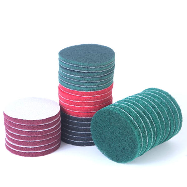 1 stk Scrub Pad Flocking Industrielle skuresvampe Heavy Duty Nylo Green