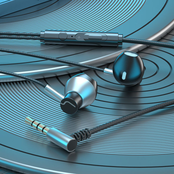 3,5 mm:n kuulokkeet korvassa Langalliset kuulokkeet Pelikuulokkeet Kuuntele Silver