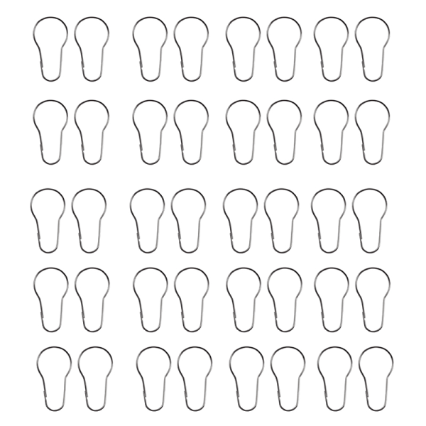 10/20 kpl Curtain Open Kurpitsa Sormukset Karabiini avaimenperä Clip Windo 20pcs