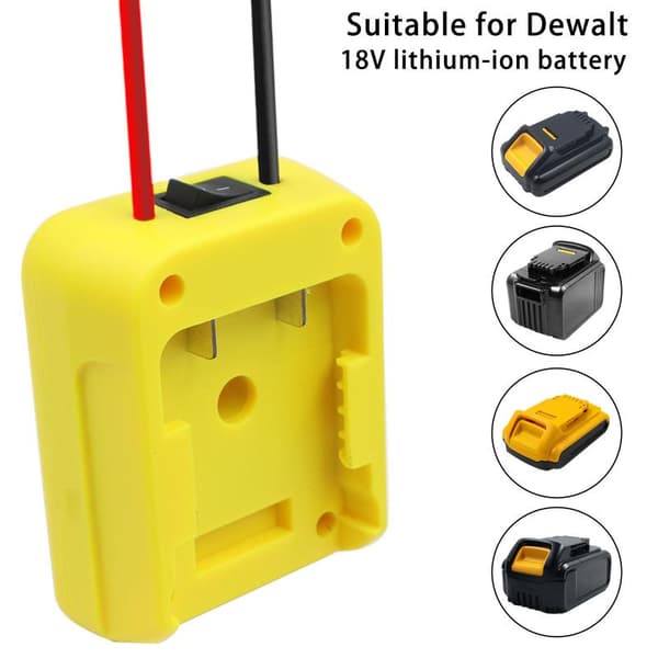 1 kpl Power Wheels -adapteri 14,4V-18V litiumakulle DCB206