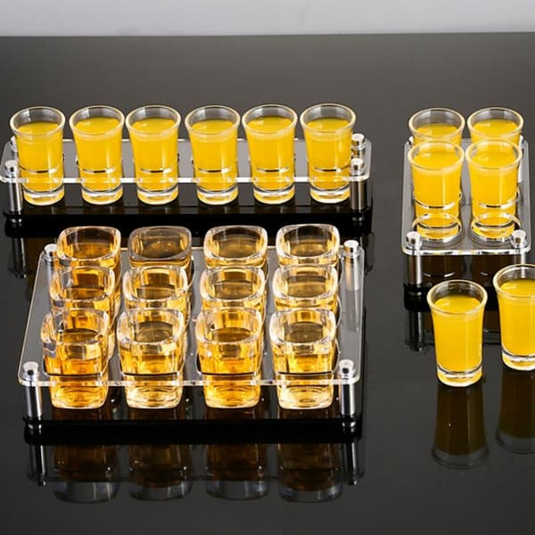 6/12/24-hulls glassbrett kopporganisator hull akryl displaystativ D