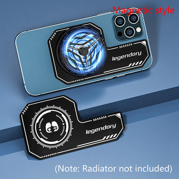 Telefon Kjøler Plate Heat Sink Ultratynn Radiator Sticker Extend Magnetic style