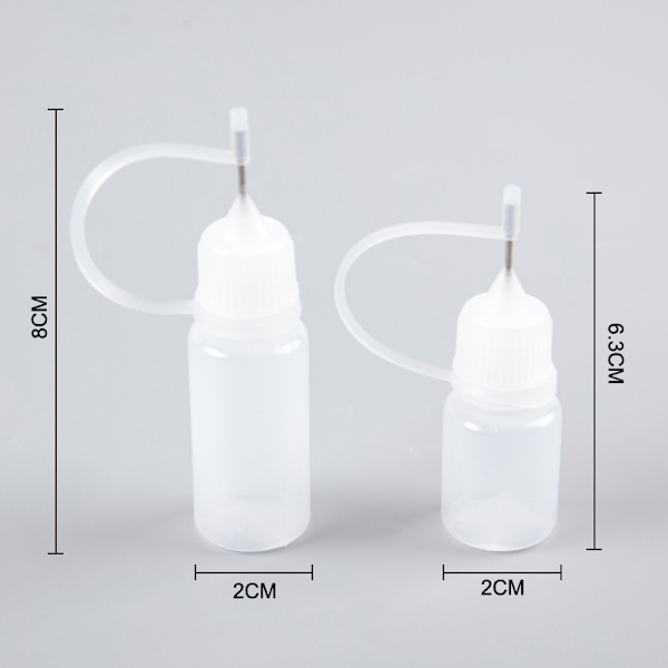 10 kpl kärkiliimaa 10 ml applikaattoripullon putki alapullotusreikä 10ML