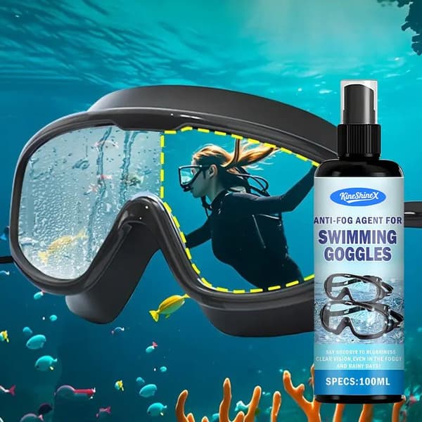 100 ml multifunktionel anti-dug spray til briller for anti-dug effekt 100ml