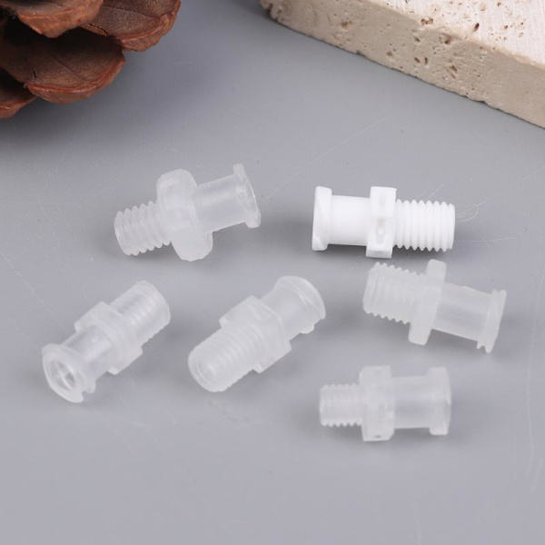 Luer-gevind 1/4-28UNF M6 M5 Adapter PP Plast Luftventil Rør C A2