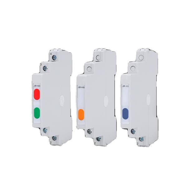 1 st JD9 DIN-skena indikatorlampa 24V 220V AC/DC spårtyp Sig A2