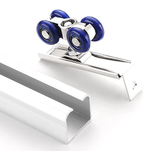 2 stk/sæt Skydedørsrulle Hardware Skydedøre Remskive 4/8 Wh