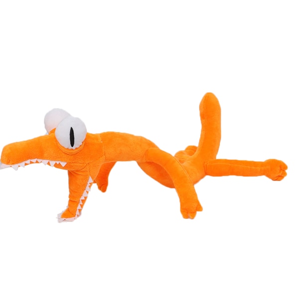30 cm Rainbow Friends Plys legetøj tegneseriespil karakterdukke orange 03