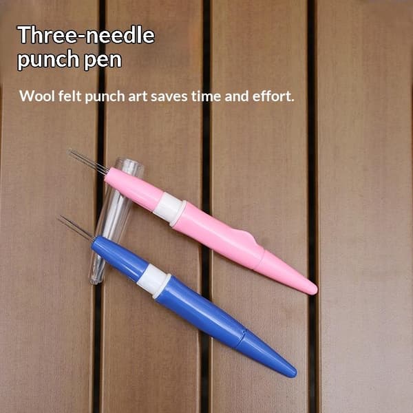 Pen The Poking Fun Tools For Wool Felt Replace s With DIY Art Pink