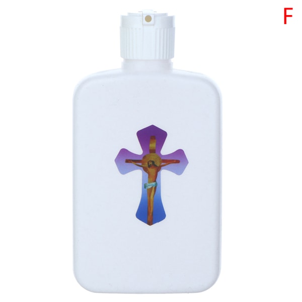 Katolsk religiøs påske hellig vandflaske Jesus kors velsignet F