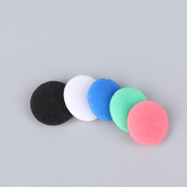 20 kpl korvatyynyt kuulokkeille Foam 18mm Sponge Bluetooth Blue