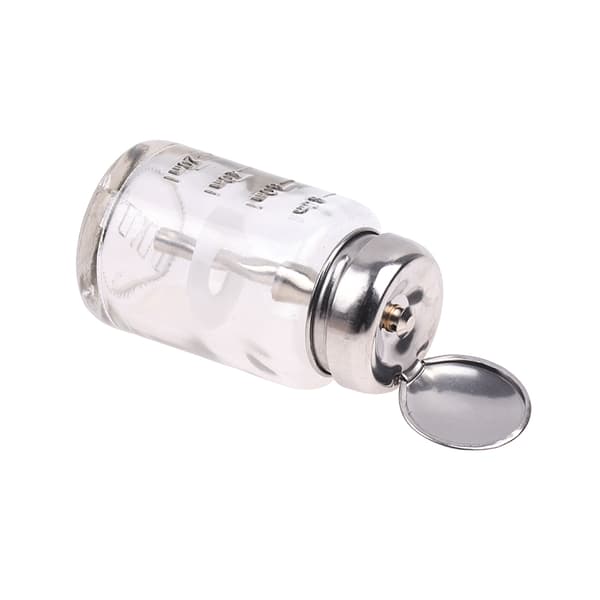100ml Push Down Empty Pump Dispenser For Neglelakkfjerner Alc