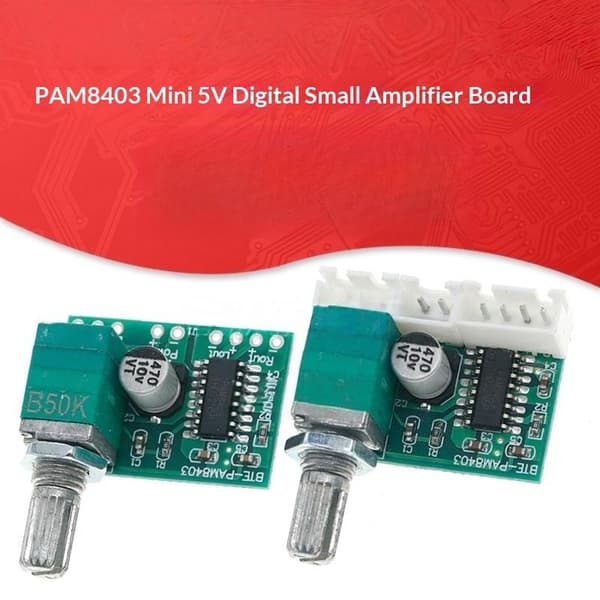 1/3 st Mini PAM8403 DC5V 2-kanals USB Digital o-förstärkarkort A1