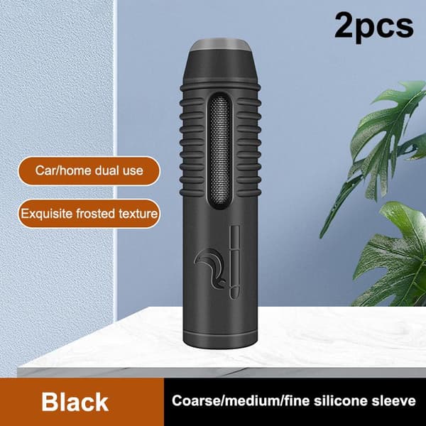 Bærbar bilaskebæger Black 2pcs