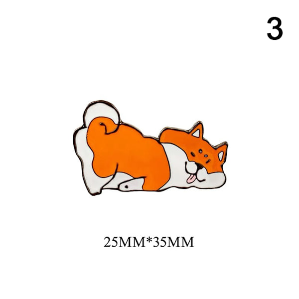 Husky Pehmo Doll Rintaneula Sarjakuva Eläin Rintaneulat Rintanappi rintaneula 1