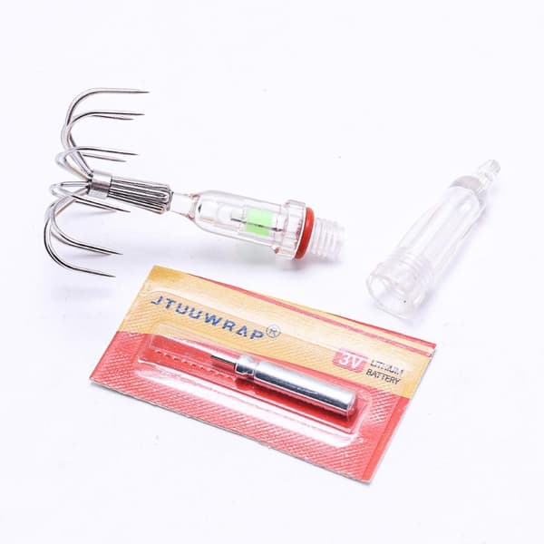 1 stk LED lysende elektronisk blekksprut vannlampe vanntett 8-kroker Multicolor