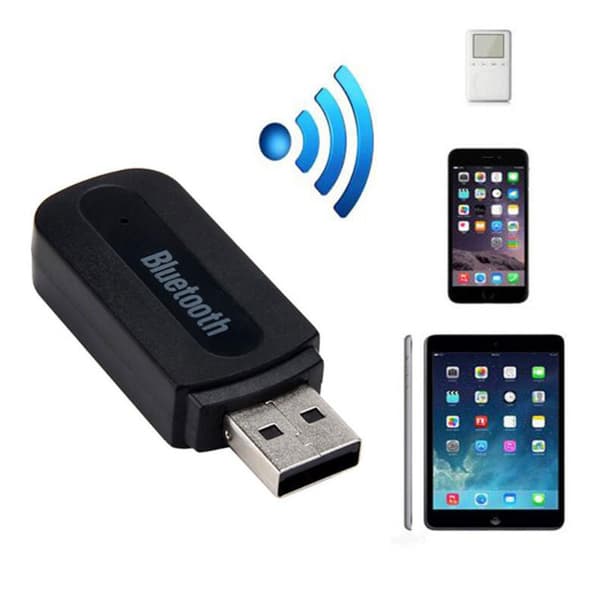 3,5 mm stik USB Bluetooth-kompatibel AUX trådløs bil o musik