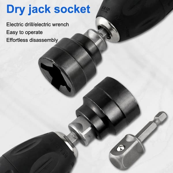 Universal saksebil-donkraftadapter RV stabilisator donkraft boreadapter 2 sets