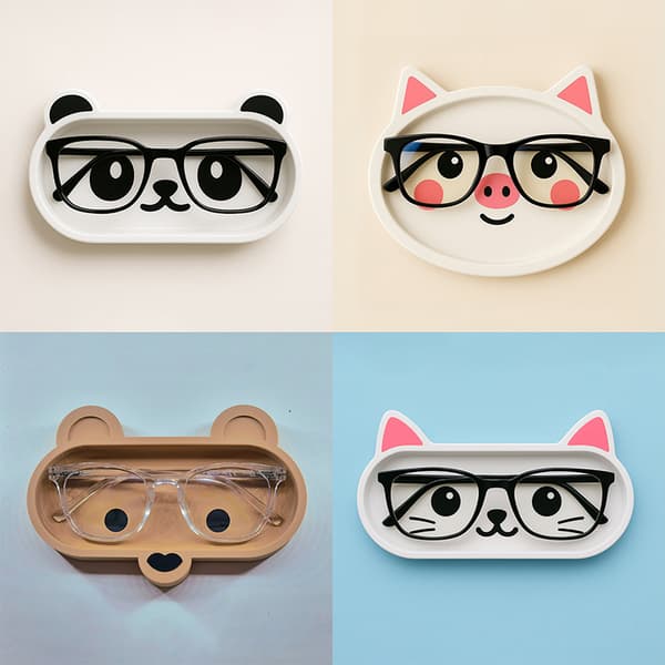 e Panda Katt Glasögon Display Stativ | Kreativ Hållare & Dekor A3