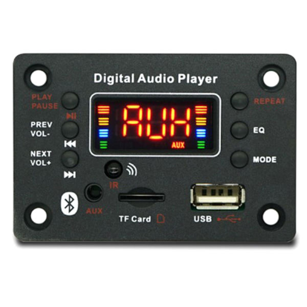 12V trådløs Bluetooth 5.0 MP3 WMA-dekoderkort bil eller USB TF F