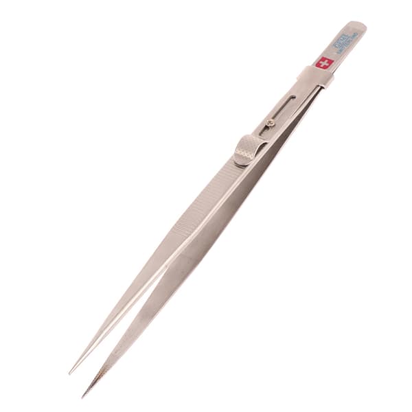 Smykker Pincet Concave Groove Diamond Rustfrit Stål Adjusta B