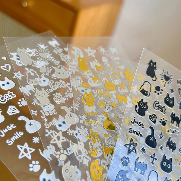 e Cat Animals Graffiti Kynsitarra Muotomaalaukset Korjaus Gold