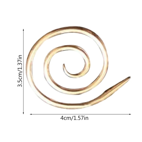 Spiralkabelstrik Håndlavet strikkeværktøj Helical strikning Gold