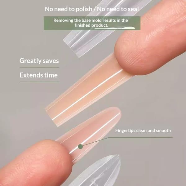 Sandwich Nails Dual Forms - 240 st nagelformar för snabba naglar Ex B