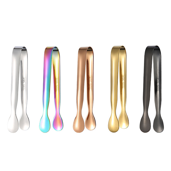 Kjøkken BBQ Tang Multiple Styles Cake Clip Rustfritt stål St Gold