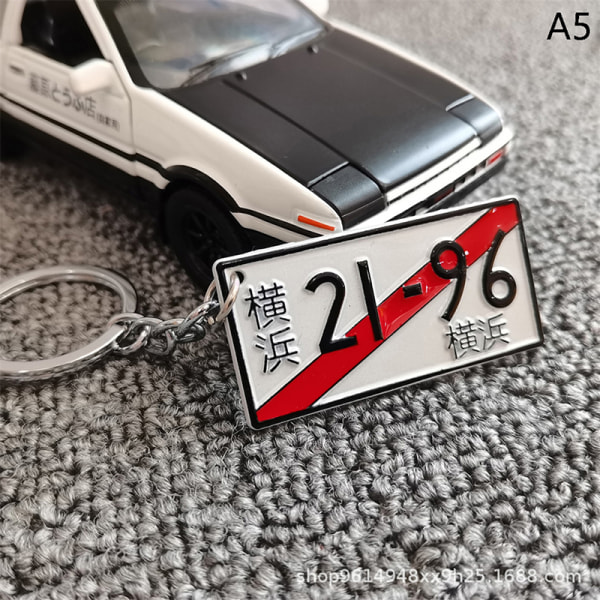 Bilnumre i aluminium Nummerpladenummer Motorcykelmærke nøgle A5