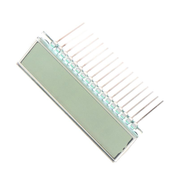 1/2/5 STK 17PIN TN Positivt 6-cifret segment LCD-panel uden Ba