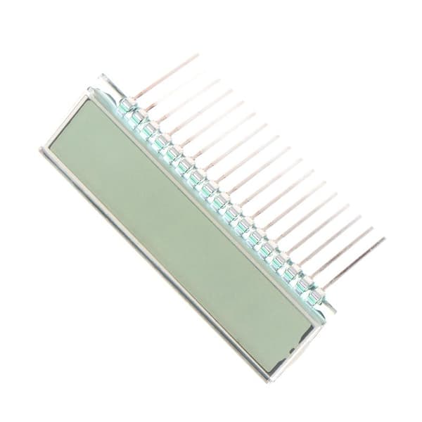 1/2/5PCS 17PIN TN Positiv 6-siffrig segment LCD-panel utan Ba