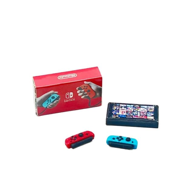 1 Set Dockhus Simulering Spelkonsol Leksak Mini Modell Scen De