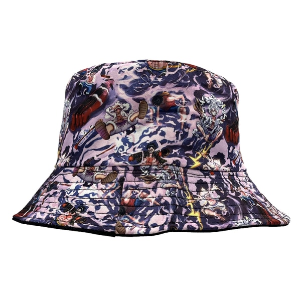 Anime One Piece Printing Mode Fisherman Hat Vuxen Outdoor Me