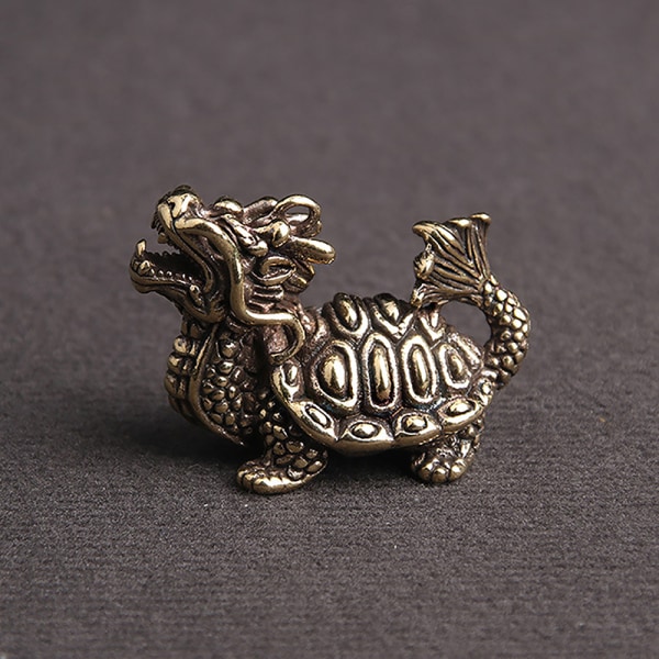 1st Good Lucky Golden Dragon Zodiac Tolv Staty Gold Dragon